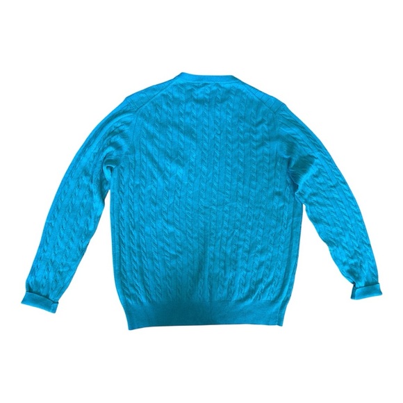 Uniqlo Order of the Friendly Sons of the Shillelagh Green Cable Knit Sweater XL - Picture 4 of 7